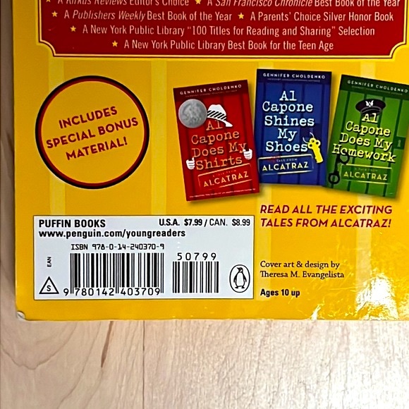 Al Capone Does My Shirts, a book by Gennifer Choldenko - Picture 3 of 4